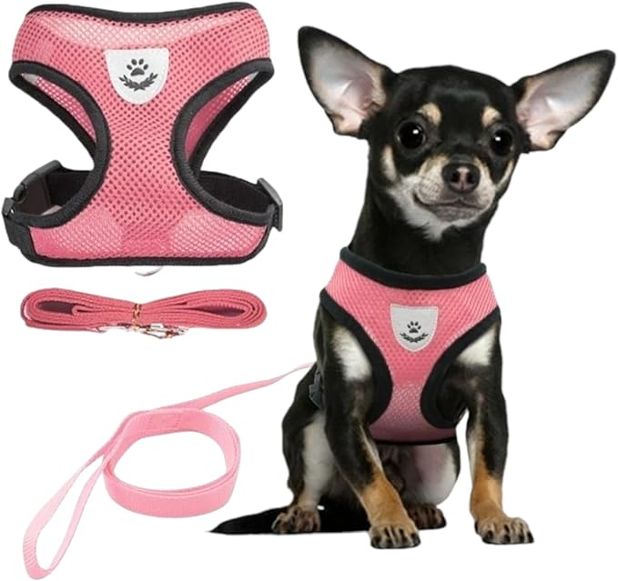 Coleira Peitoral Pet - Rosa - GG
