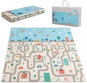 Tapete Térmico Emborrachado Dupla Face Infantil para Atividades Cidade 1,50 x 2,00M