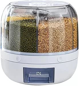 DISPENSER DE GRÃOS 6 COMPARTIMENTOS