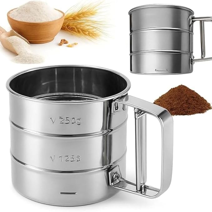 Polvilhador Peneira de inox